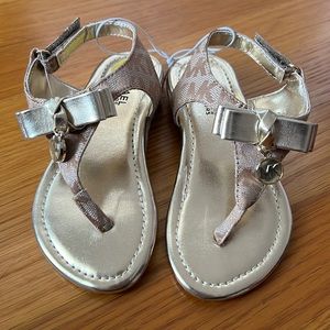 Never Worn Girls toddler size 9 Michael Kors Sandals shoes